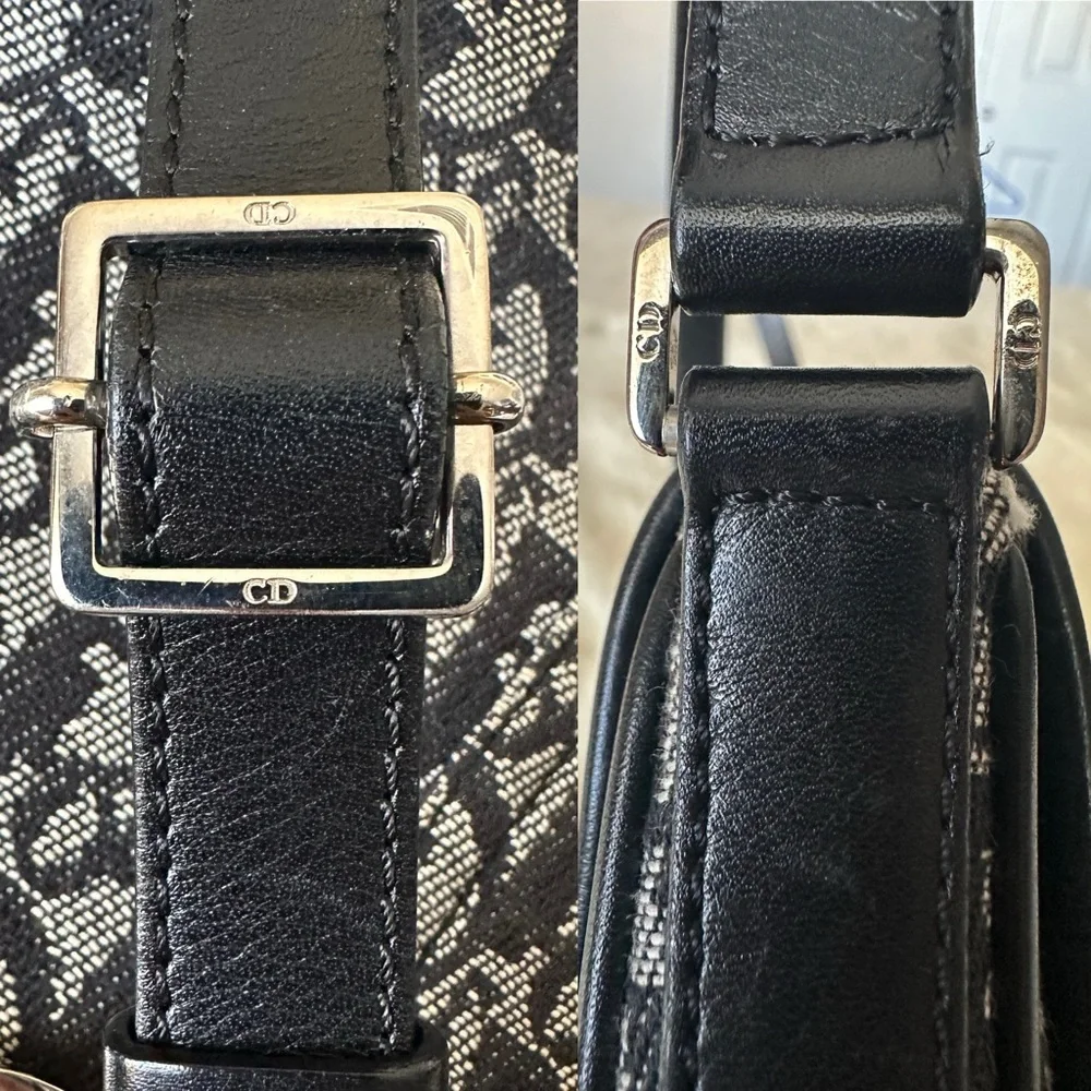 Christian Dior Monogram Flap Messenger Bag (Large Crossbody Saddle Bag) - Picture 10 of 16